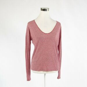 Lacoste light red white sweater 6